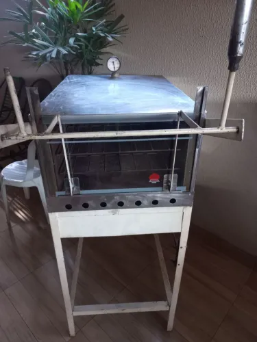 Forno a gás de pedra refratária 80x56,  da Progás 