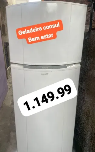 Geladeira dúplex cônsul bem estar 