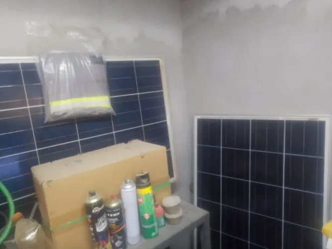 Duas placas solar