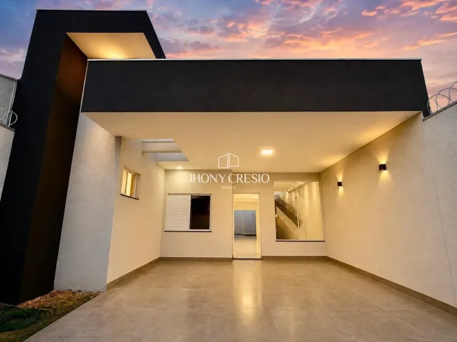 Casa com 3 quartos sendo um suíte. Residencial Tuiuti