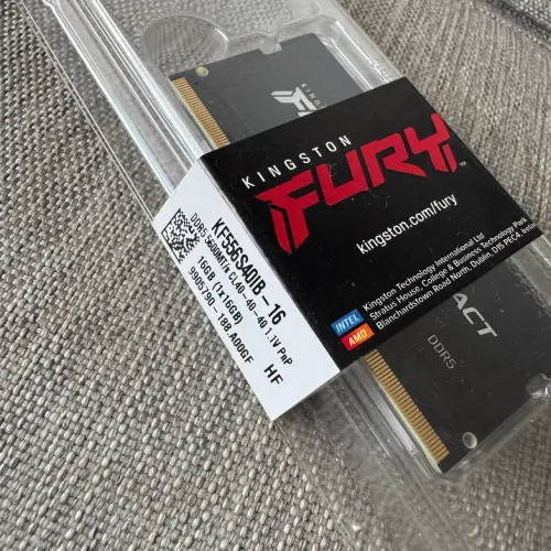 Memória ddr5 16gb kingston Fury