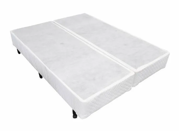 Cama casal Box base bipartido direto de fábrica ( Parcelas de:)