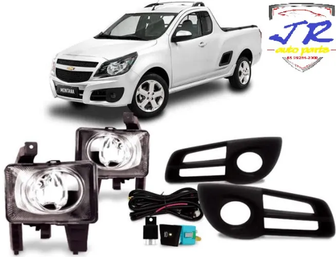 Kit Farol Milha Montana 2011 2012 2013 2014 2015 2016 2017 2018 2019 Auxiliar Neblina   