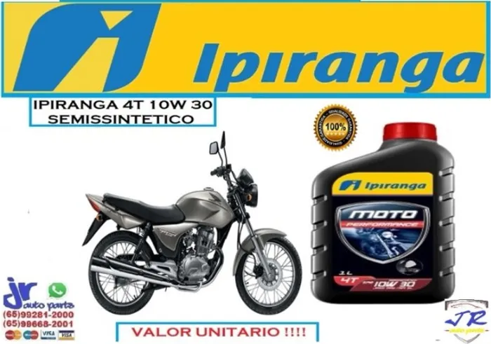 Oleo Ipiranga Moto 4T 10W30 Titan 2006