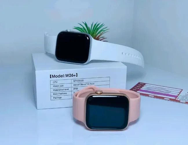 Smartwatch Iwo W26 plus 44mm Android & Ios, Troca Pulseira Faz E Atende Ligação