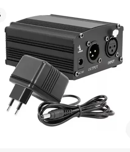 Phontom pawer 220v para microfone condensador 48v