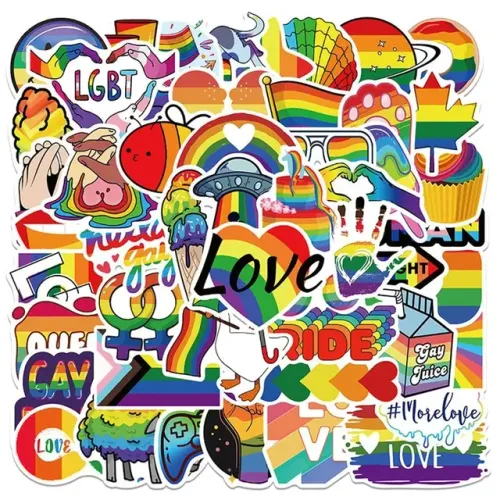 KIT 7 ADESIVOS VIVA DIVERSIDADE
