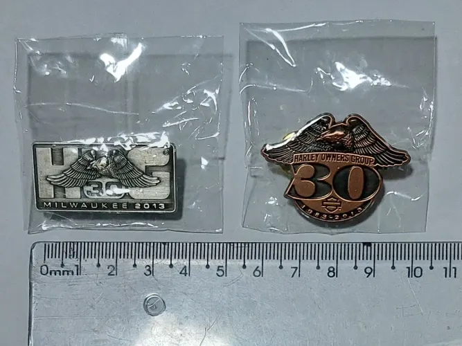 Pin metal originais novos harley HD HOG comemorativos softail broche retirando 130