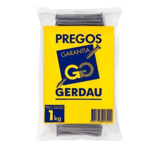 Prego com Cabeça Gerdau 15x15 Polido 1kg