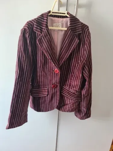 Jaqueta Casaco Infantil de Veludo Zara