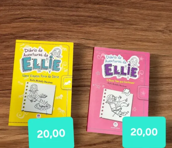Kit 2 livros da série- diário de aventuras da Ellie 