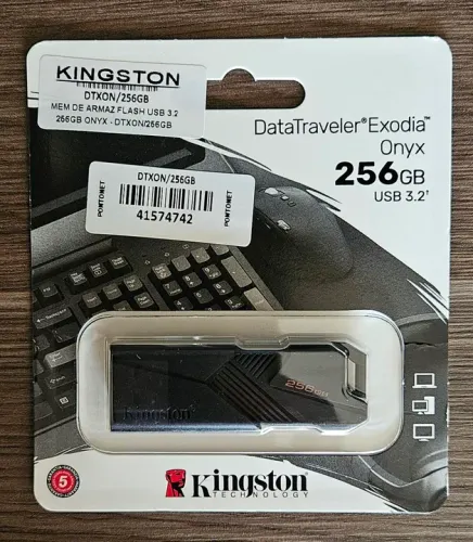 Pen Drive Kingston DataTraveler Exodia Onyx 256GB USB 3.2