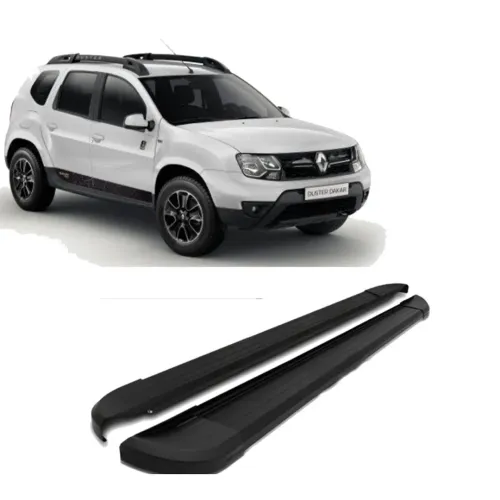 Estribo Duster Alumínio Preto ou Prata