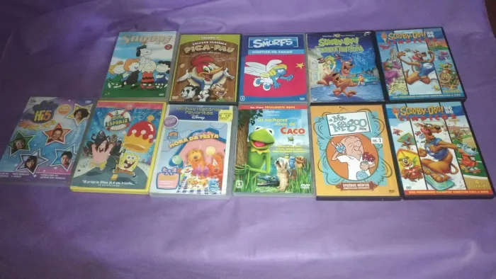 Dvds desenhos infantis, tenho varios, originais, bom estado. 