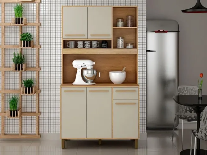 Armário Kit de Cozinha Ametista 5 portas l543
