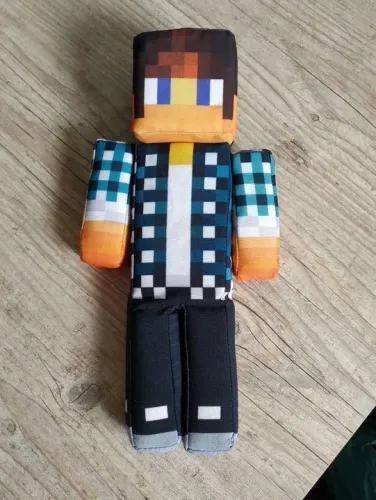 Boneco minecraft original 