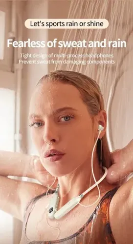 Fone Original LeNovo Neckband Bluetooth 5.3 sem fio 8 horas escuta