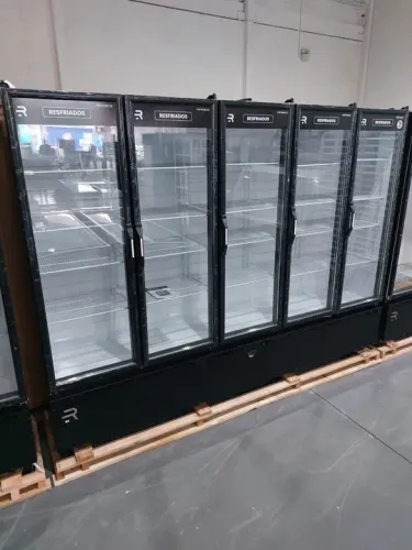 Geladeira expositora 5 portas para resfriados - nova - pronta entrega 