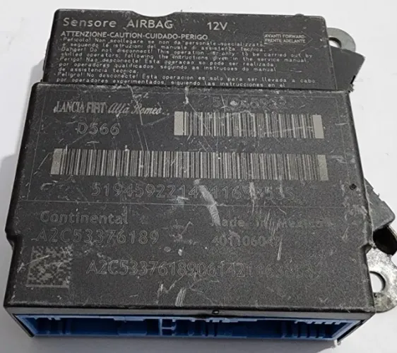 Módulo Air Bag Fiat Palio - 51917979 - A2C53376189 (reset)