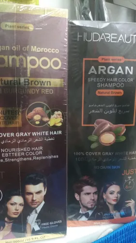 SHAMPOO ESCURECEDOR DE CABELOS GRISALHOS, PRETO E CASTANHO, ALTA FIXAÇÃO, EFEITO EM 5 min.