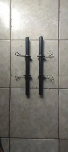 Barras para Halteres 40cm com Presilhas 