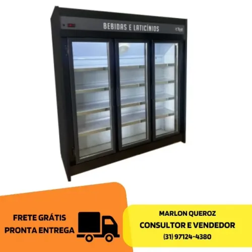 Refrigerador 3 Portas Auto Serviço Polar Novo