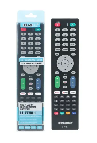 Controle Remoto Universal TV Led Lcd Smart 7740-1 Todas Marcas