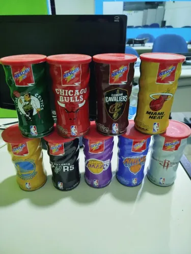 Coleção Nescau NBA<br>Latas nunca foram abertas<br><br>Estou no Rio Pequeno (Zona Oeste SP)