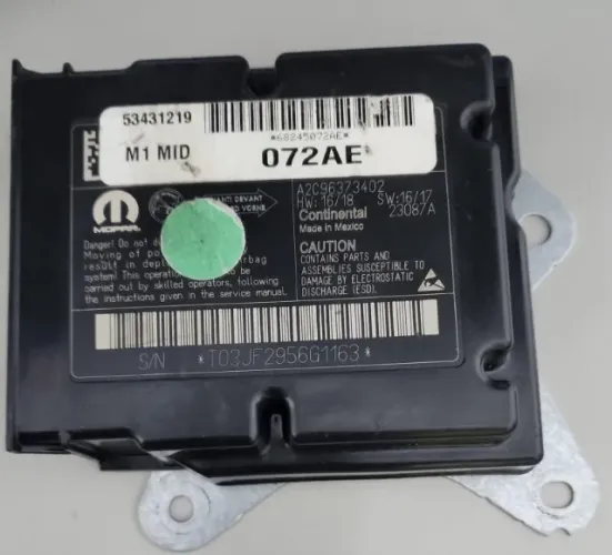 Módulo  Airbag Jeep Compass 68245072AE 53431219  (sem colisão)