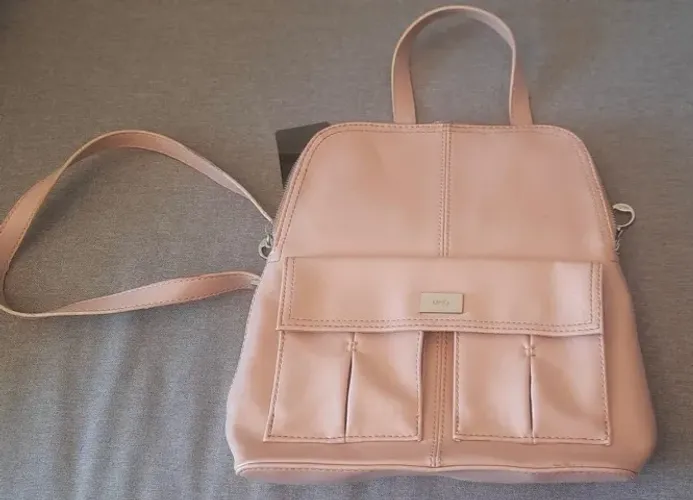 Mochila Mango rosa claro/nude