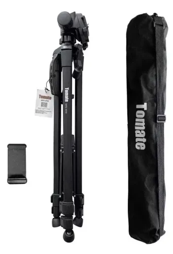 Tripé tomate 1.80 cm + bolsa + suporte de celular
