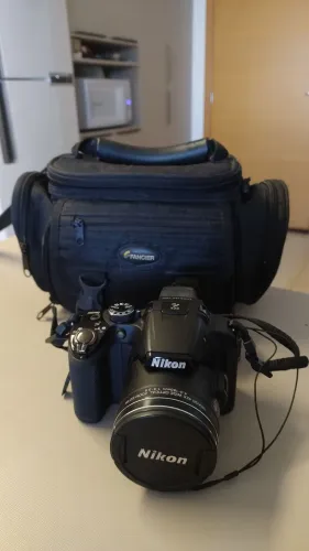 Camera digital Nikon Cool pix P510 / zoom 42 x, vídeo Full HD e GPS integrado