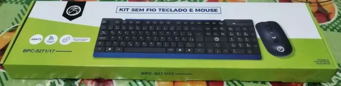 Kit Teclado e Mouse Sem Fio BPC-5271/17