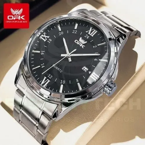 Relógio de Quartzo Analógico Masculino: Elegância e Estilo em Cada Detalhe