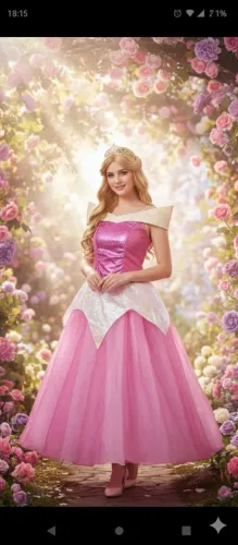 Fantasia infantil de Princesa