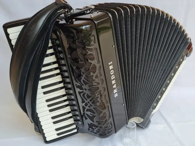 Acordeon 120 Baixos Brandoni Dupla R. Semi nova