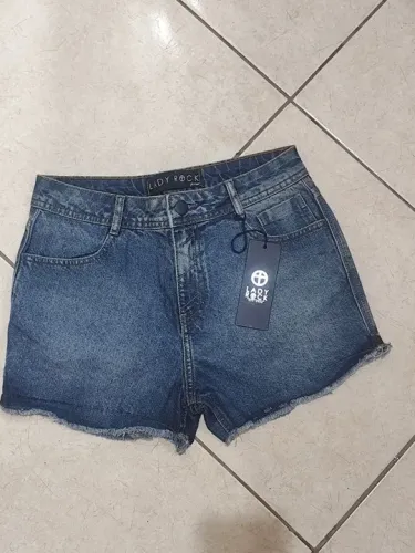 Short Jeans Lady Rock - Novo - Tamanho 38