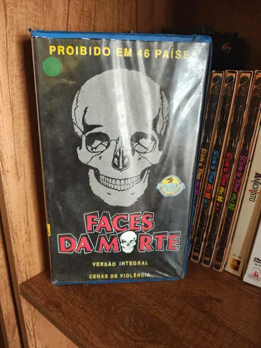 VHS Faces da Morte - Tiragem Original dos anos 80 pela América Vídeo - Raridade Absoluta