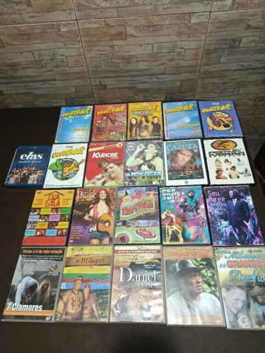 Coleção de DVDs Variados - Música e Shows