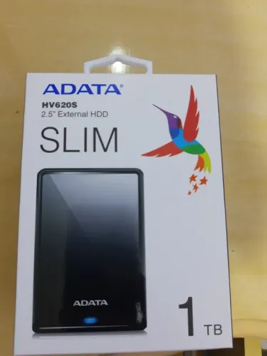 vendo hd externo slim adata 2,5 de 1 tb