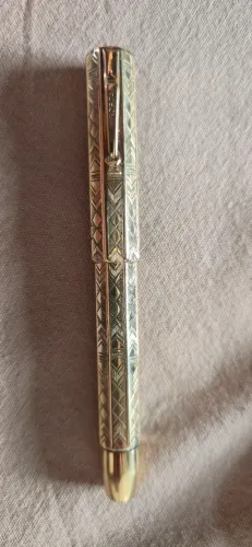 Caneta ouro 18k antiga