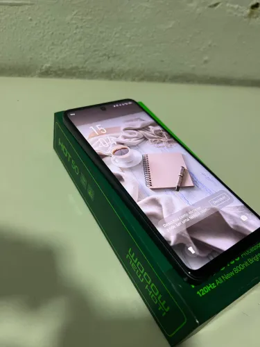 Smartphone Infinix HOT 16GB RAM 256gb Memoria Celular Gamer Free fire SLEEK BLACK