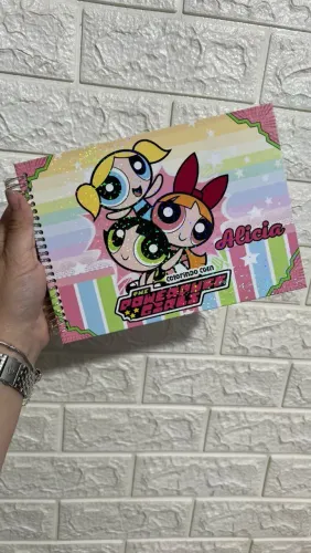 Caderno pinturas Personalizado