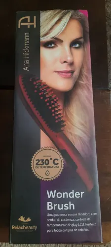 Escova de cabelos alisadora elétrica NOVA