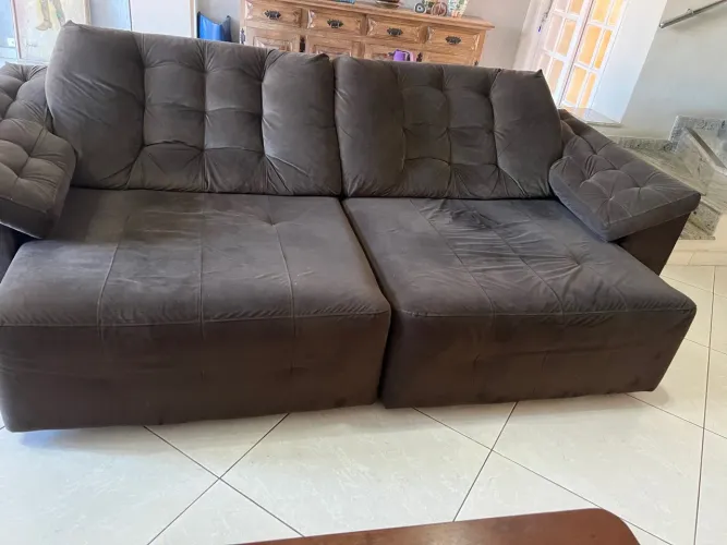 Sofá modular grande e confortável