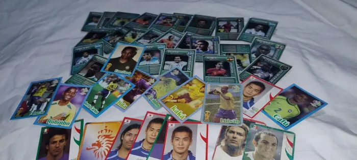 Lote Cards Futebol copa do mundo 2006 e 2010 campeonato brasileiro 