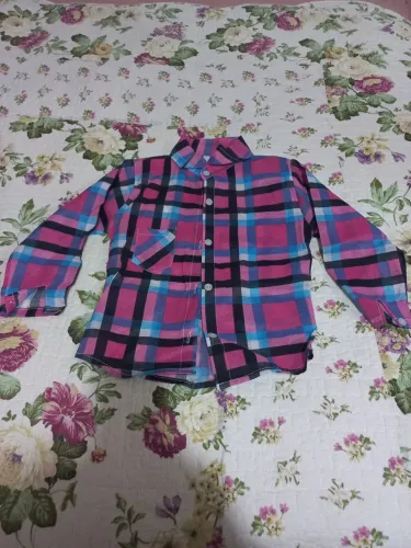 Camisa xadrez infantil