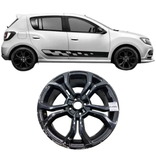  Roda Aro 17 Renault Sandero 4x100 2013/2019    ETQ2496