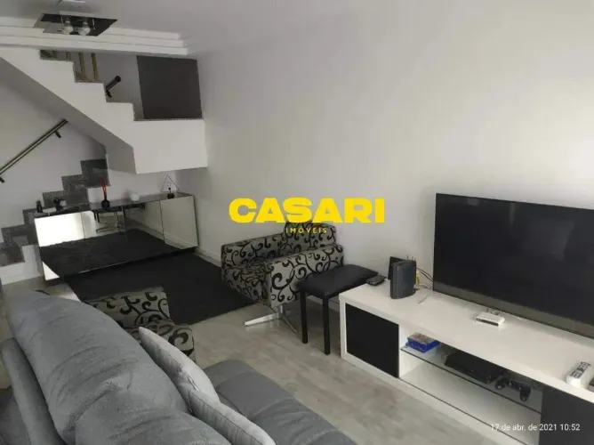 Cobertura duplex, linda com 4 quartos, suite, 2 vagas, 144m2, Assunção= Sbc,