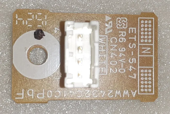 Placa Eletrônica do sensor de porta, Lavadora panasonic NAF120B1